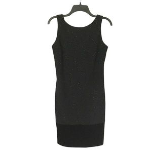 Jessica Howard Sparkly Black Cocktail Dress Size 6 #154